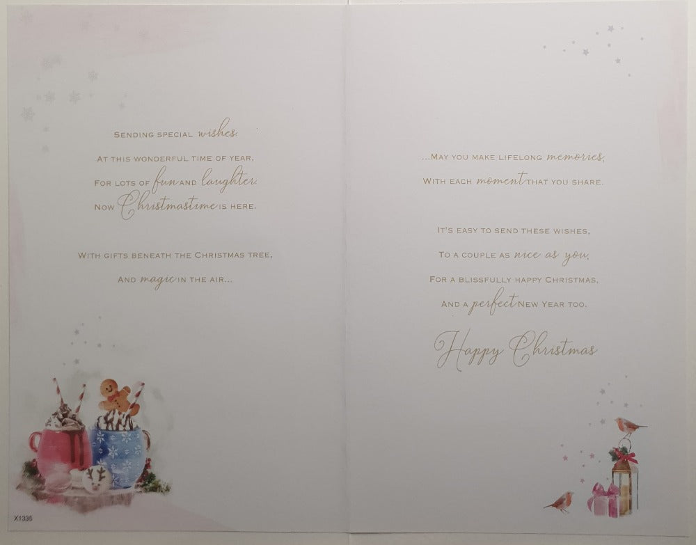 Sister And Her Boyfriend Christmas Card