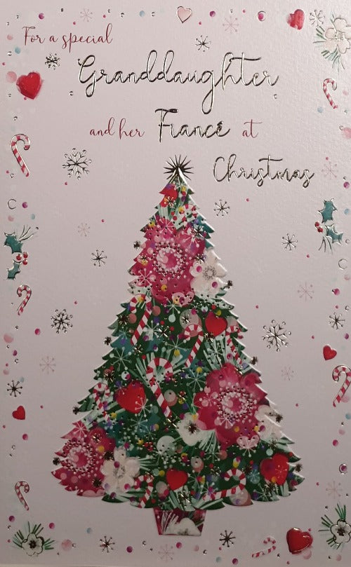 Special Granddaughter And Her Fiance Christmas Card