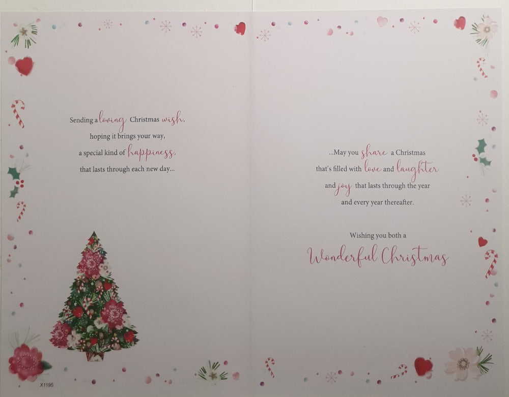 Special Granddaughter And Her Fiance Christmas Card