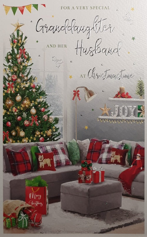 Special Granddaughter And Her Husband Christmas Card