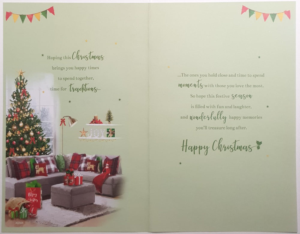 Special Granddaughter And Her Husband Christmas Card