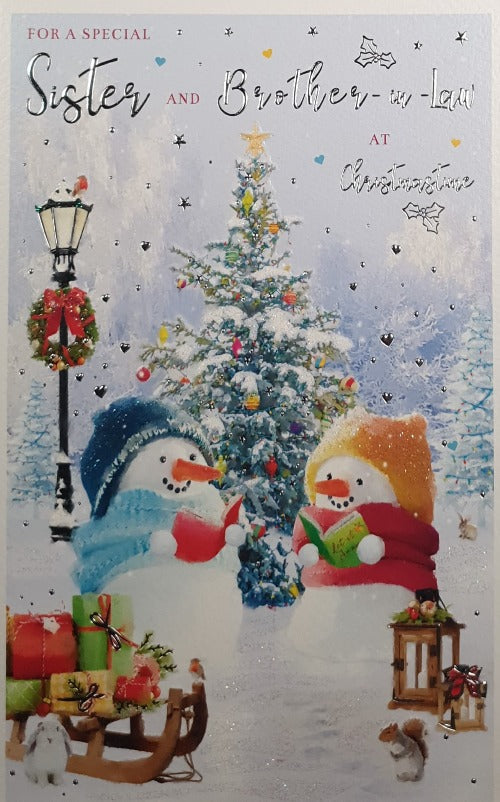 Special Sister And Brother In Law Christmas Card