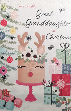 Great Granddaughter Christmas Card