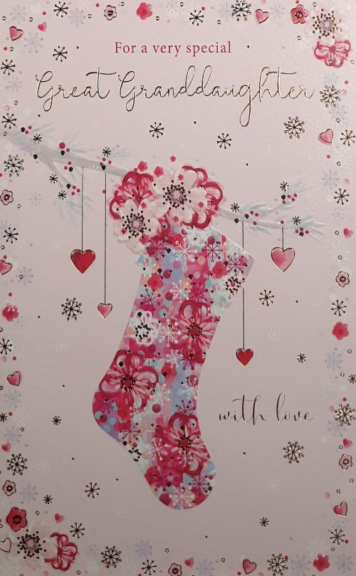 Special Great Granddaughter Christmas Card