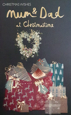Mum And Dad Christmas Card 