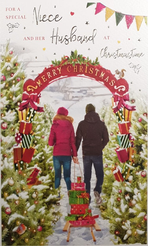 Special Niece And Her Husband Christmas Card