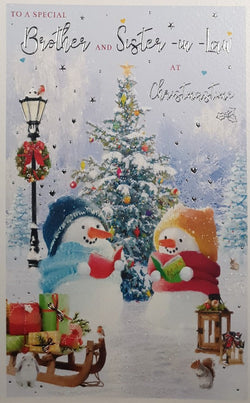 Special Brother And Sister In Law Christmas Card