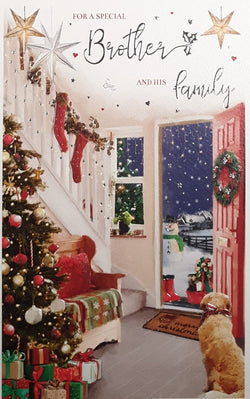 Special Brother And His Family Christmas Card