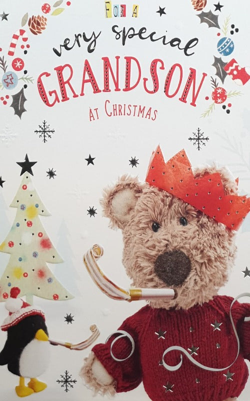 Special Grandson Christmas Card