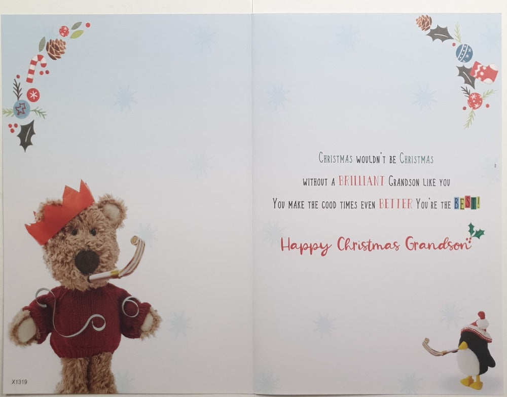 Special Grandson Christmas Card