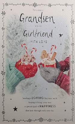 Special Grandson And His Girlfriend Christmas Card