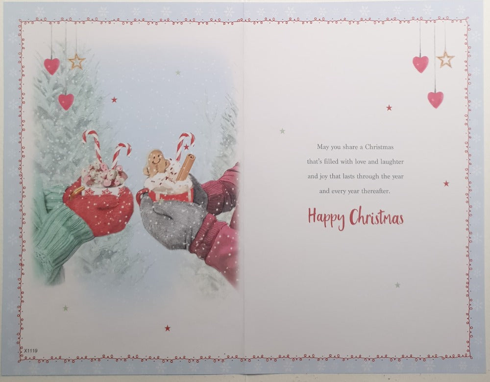 Special Grandson And His Girlfriend Christmas Card