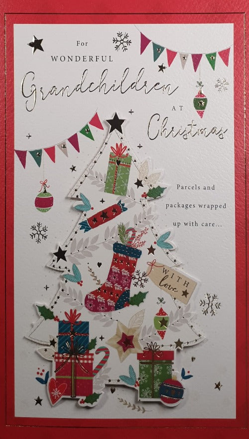 Large Grandchildren Christmas Card