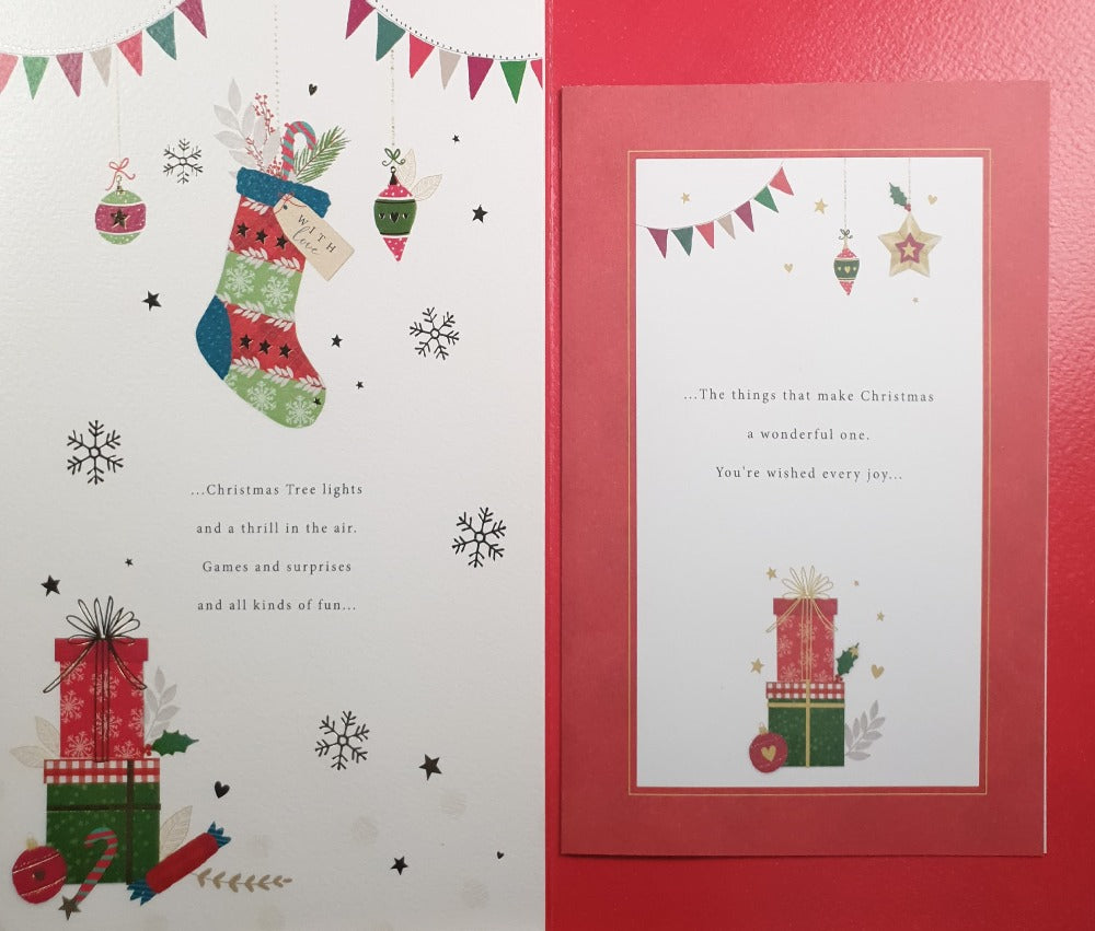 Large Grandchildren Christmas Card