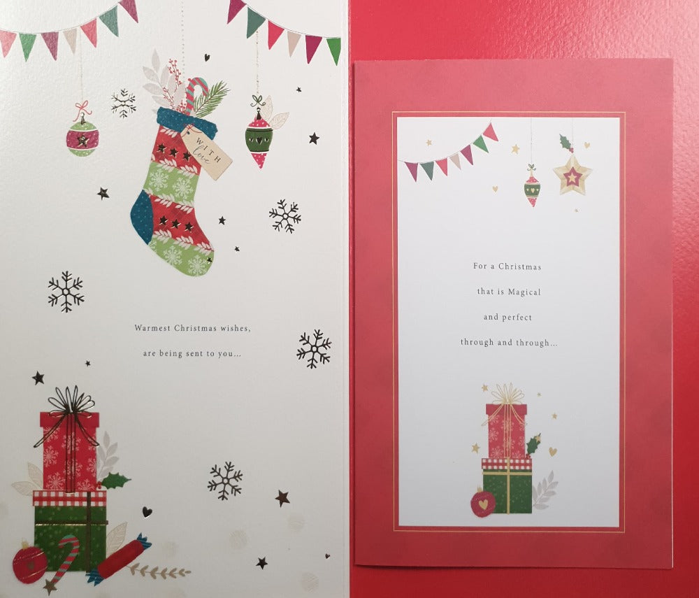 Large Brother And Sister In Law Christmas Card