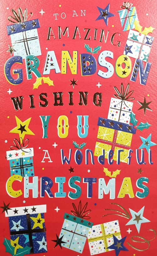 Grandson Christmas Card