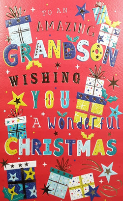 Grandson Christmas Card