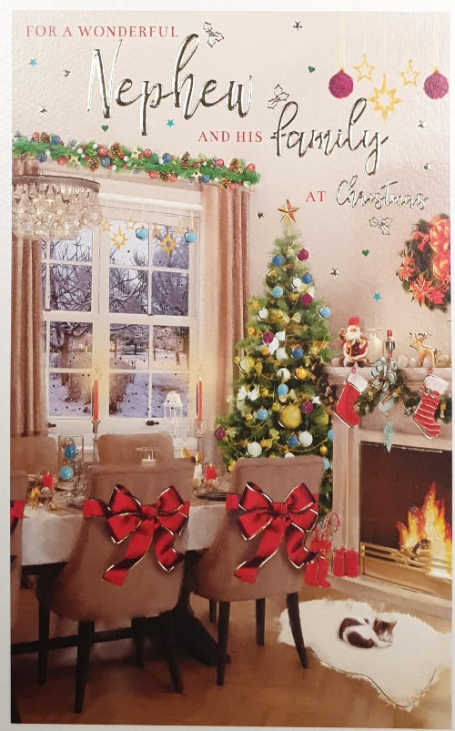 Nephew And His Family Christmas Card