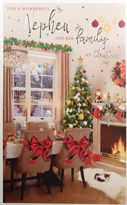 Nephew And His Family Christmas Card