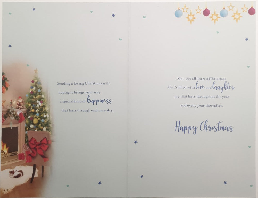 Nephew And His Family Christmas Card