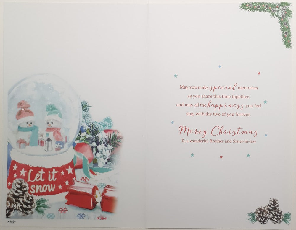 Brother And Sister In law Christmas Card