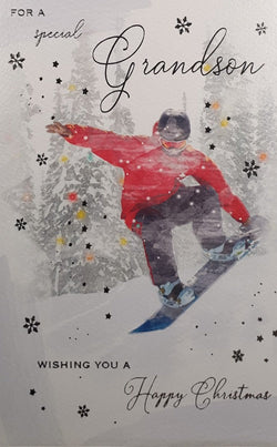 Special Grandson Christmas Card