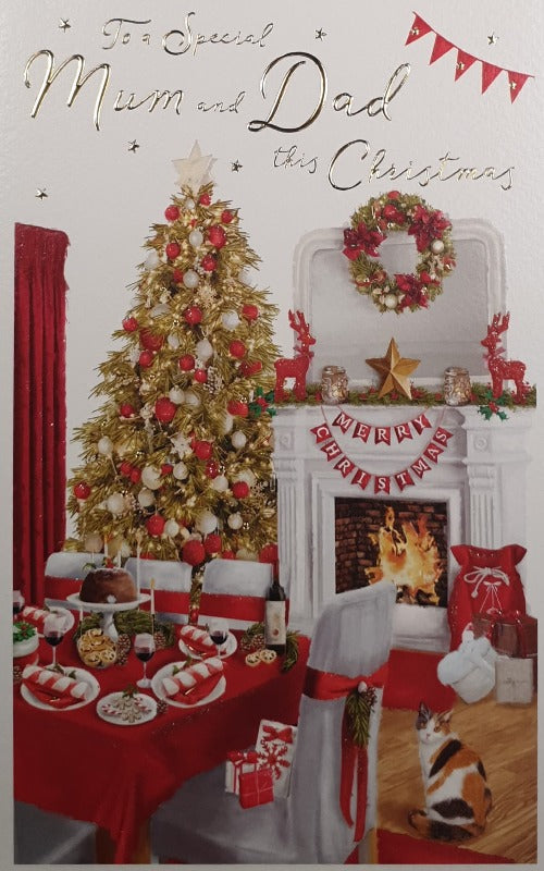 Special Mum And Dad Christmas Card