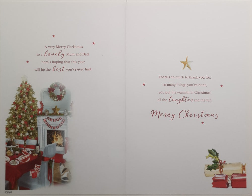Special Mum And Dad Christmas Card