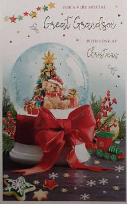 Special Great Grandson Christmas Card