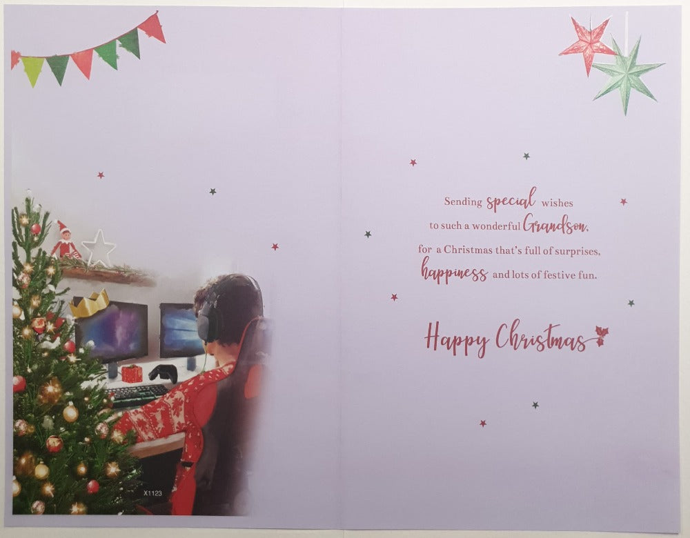 Grandson Christmas Card