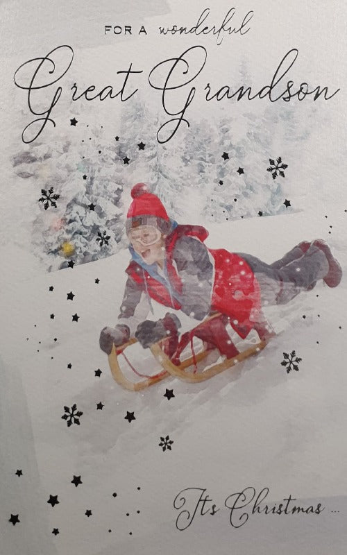 Great Grandson Christmas Card