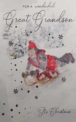 Great Grandson Christmas Card