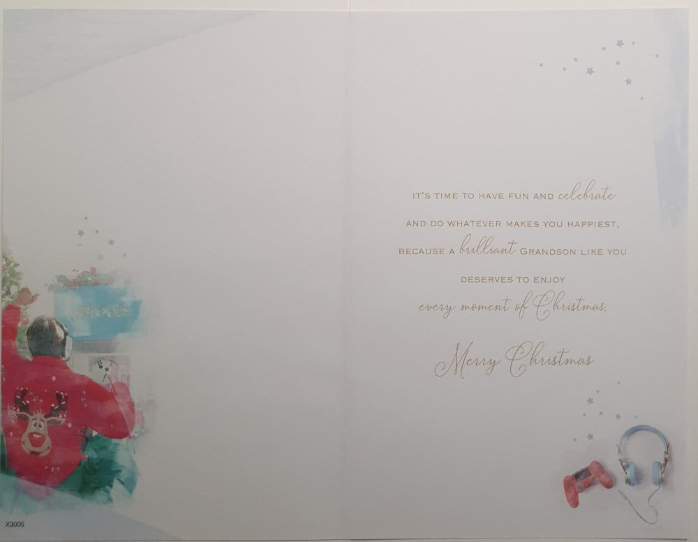 Special Grandson Christmas Card