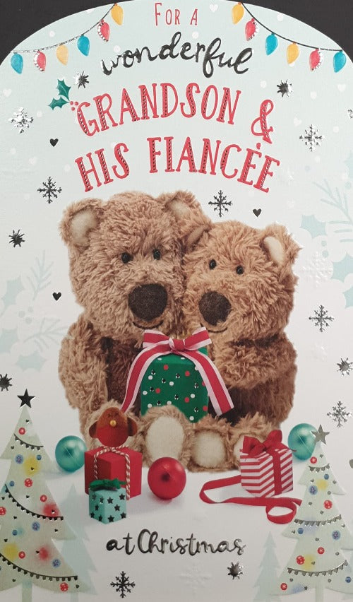 Grandson And His Fiancee Christmas Card
