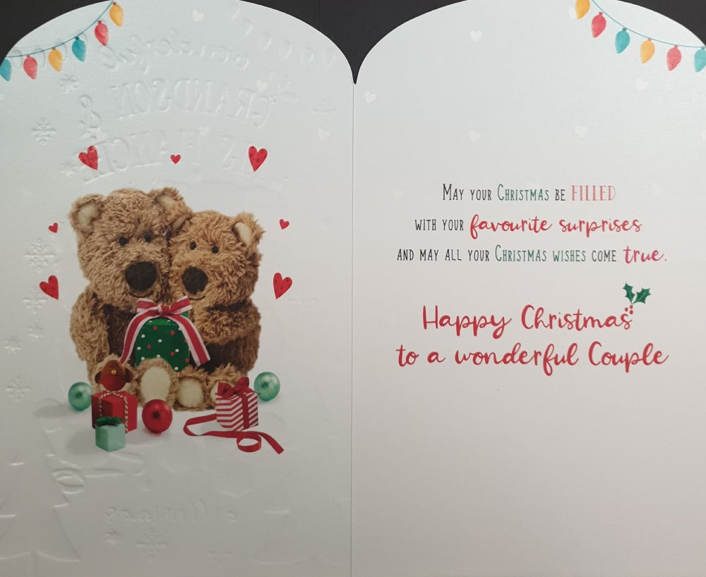 Grandson And His Fiancee Christmas Card