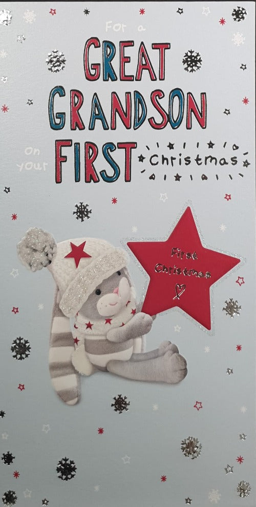 Great Grandson First Christmas Card