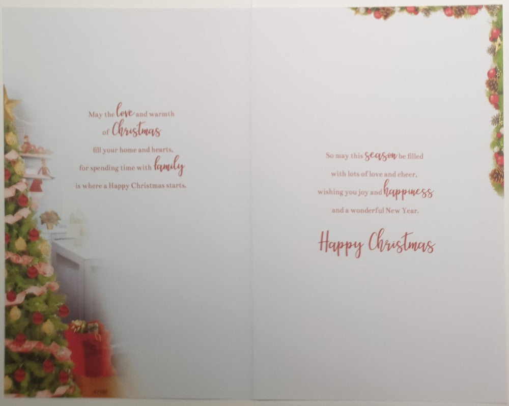 Grandson And His Family Christmas Card