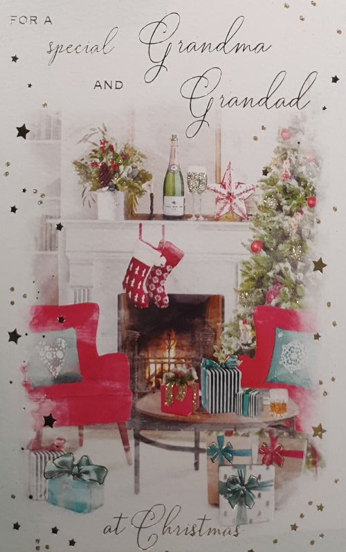 Special Grandma And Grandad Christmas Card