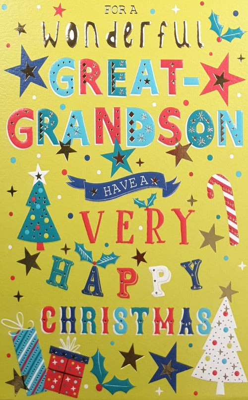 Great Grandson Christmas Card