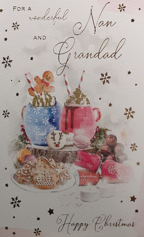 Nan And Grandad Christmas Card