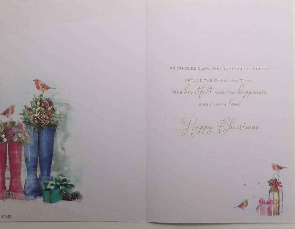 Nana And Grandad Christmas Card