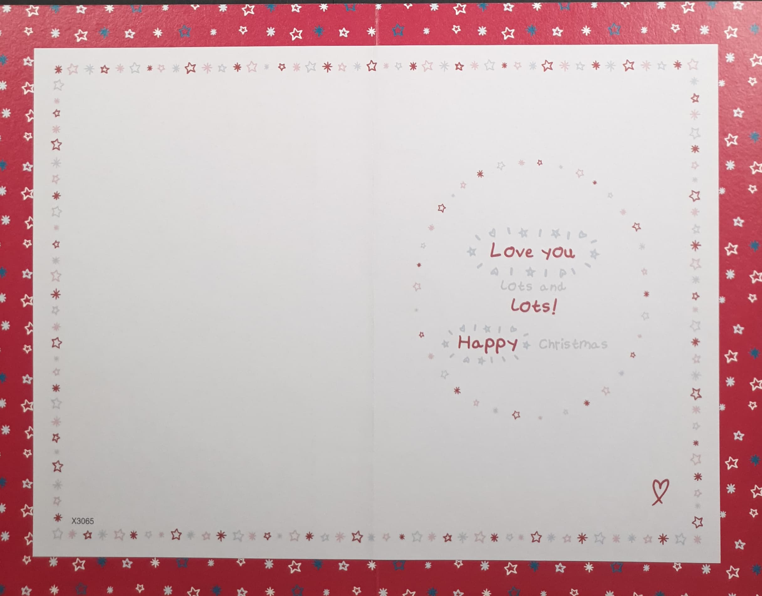 Mammy Christmas Card - I'm So Lucky... / Two Happy Bunnies in Woolly Hats