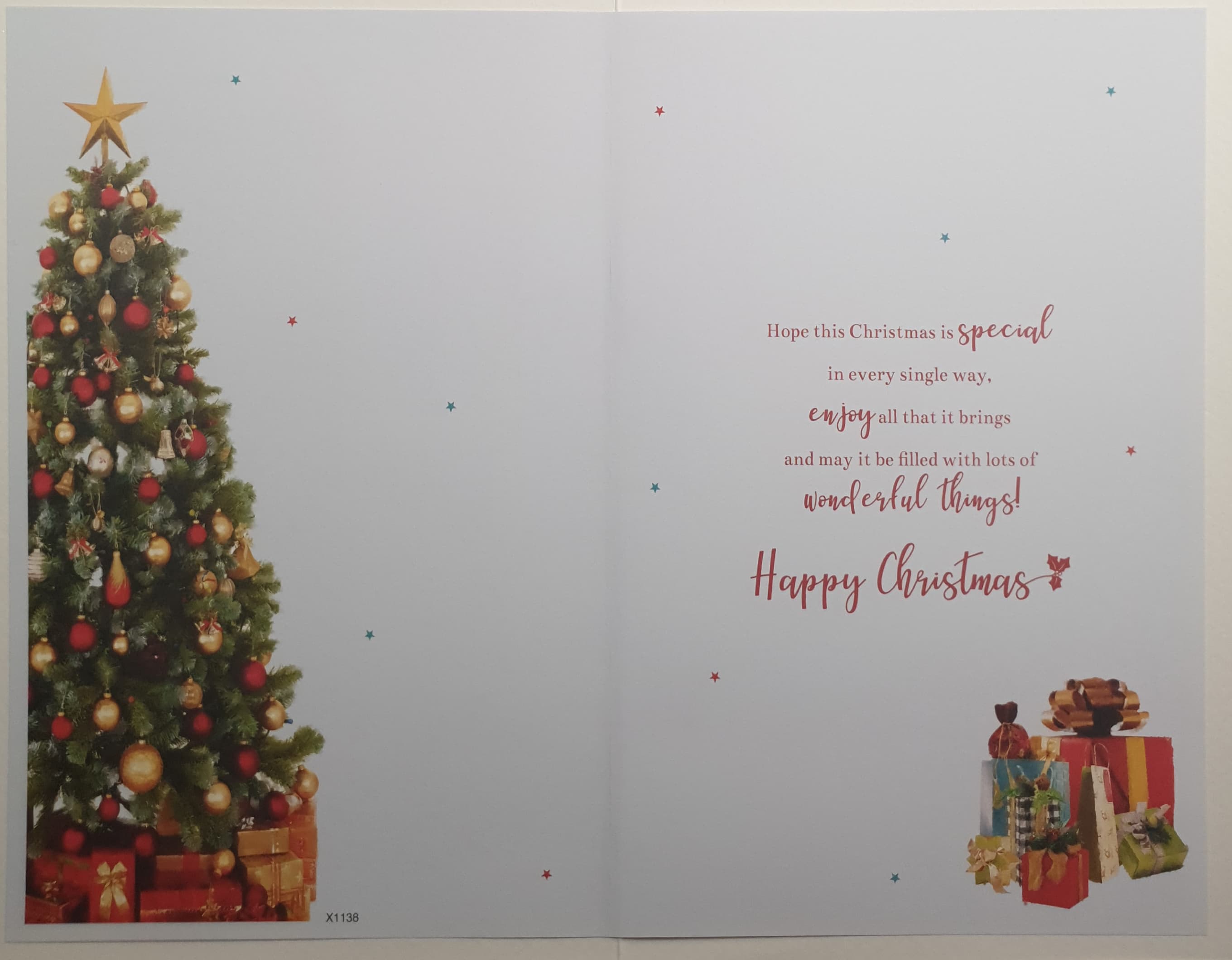 Son in Law Christmas Card - Decorated Front Door with Bicycle