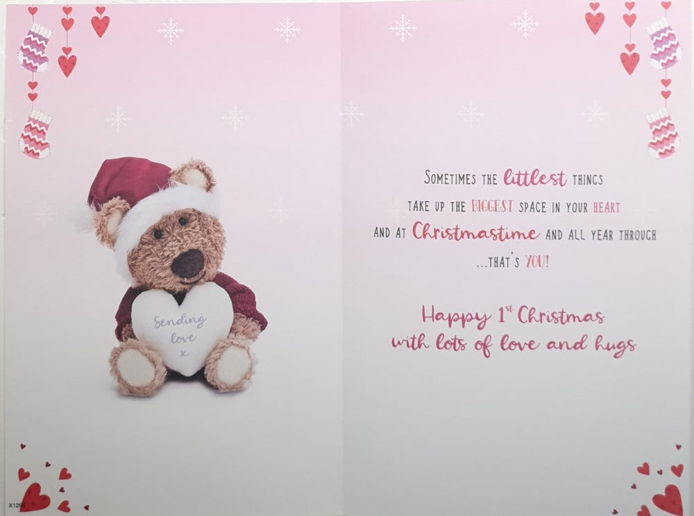 Daughter On Her 1st Christmas Card