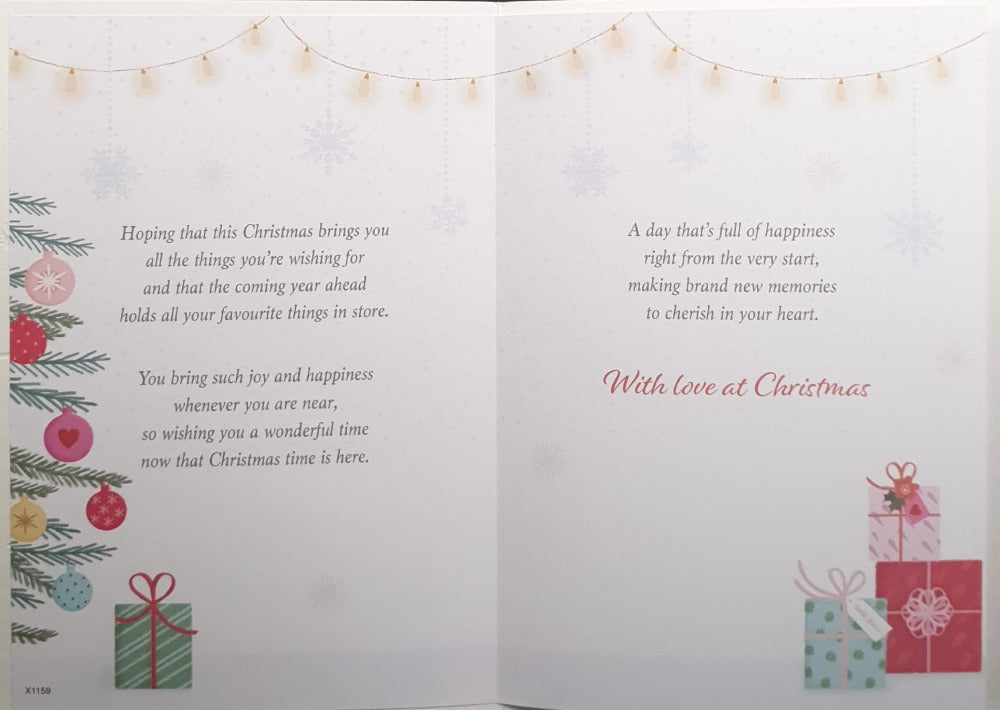 Special Daughter Christmas Card 