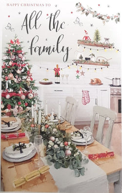 All The Family Christmas Card