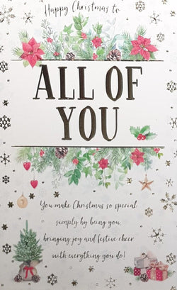 All Of You Christmas Card