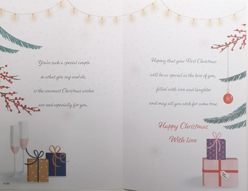 Husband And Wife First Christmas Card