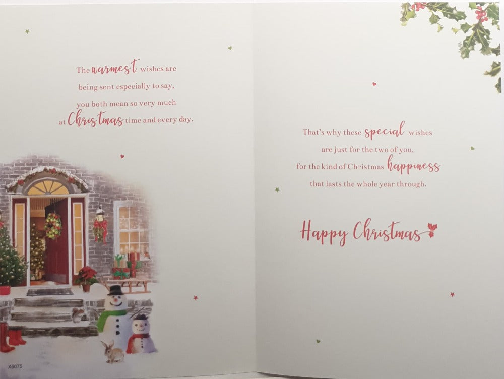 Both Of You Christmas Card