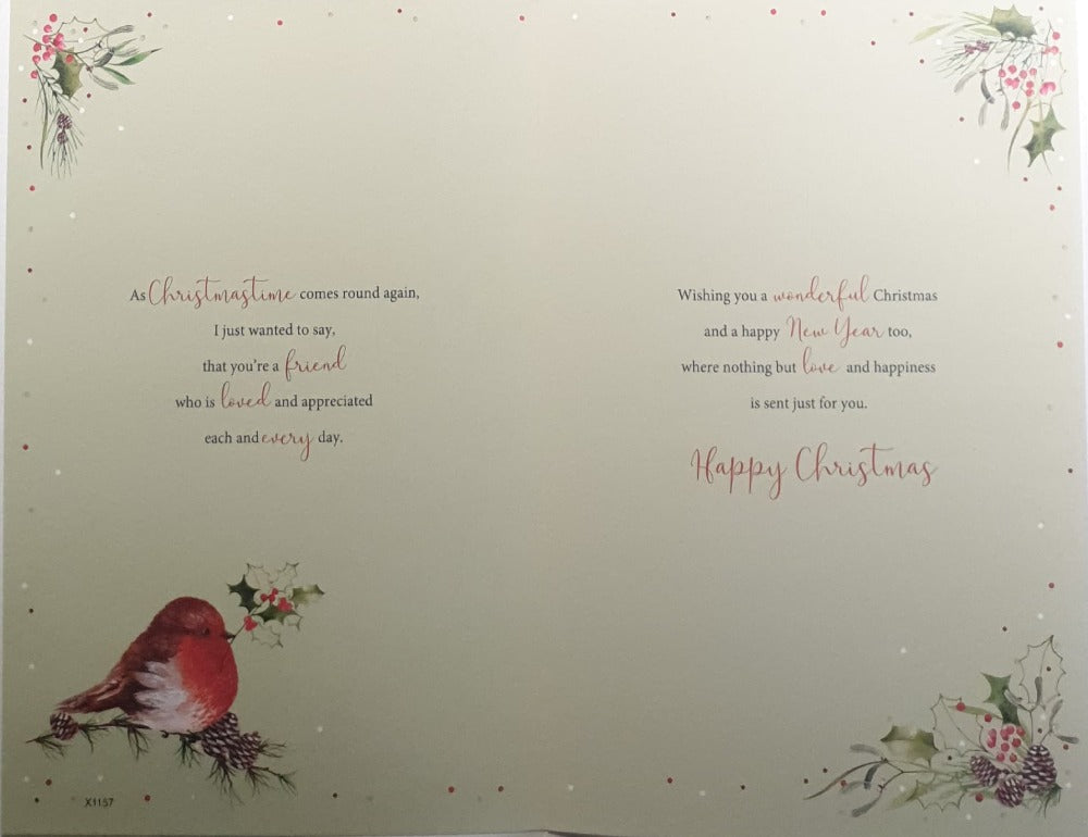 Special Friend Christmas Card